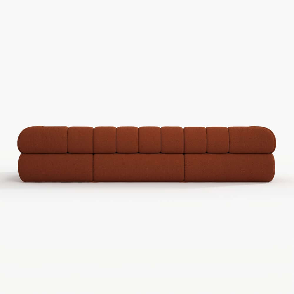 Modern Chenille Velvet Sofa Chaise - Modular Design