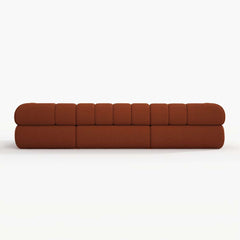 Modern Chenille Velvet Sofa Chaise - Modular Design