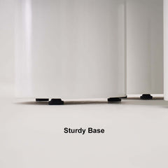 Modern Cloud-Shaped Coffee Table, Engineered Wood, White