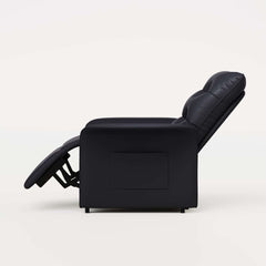 Modern Convertible Chair With Rolled Arms And Side Storage