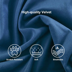 Modern Curved Modular Velvet Sectional Sofa With Ottoman