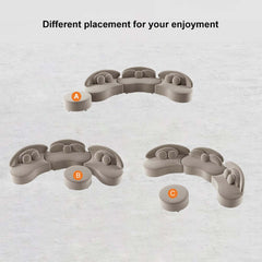 Modern Curved Modular Velvet Sectional Sofa With Ottoman