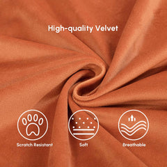 Modern Curved Velvet Modular Sectional Sofa Set