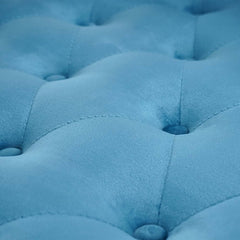 Modern Curved Velvet Sofa - Three Seater, Cushion Back