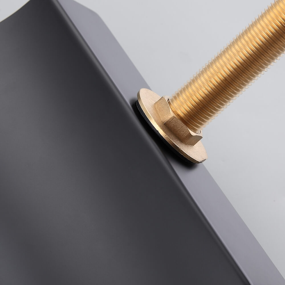 Modern Deck Mounted Roman Tub Faucet with Waterfall Spout