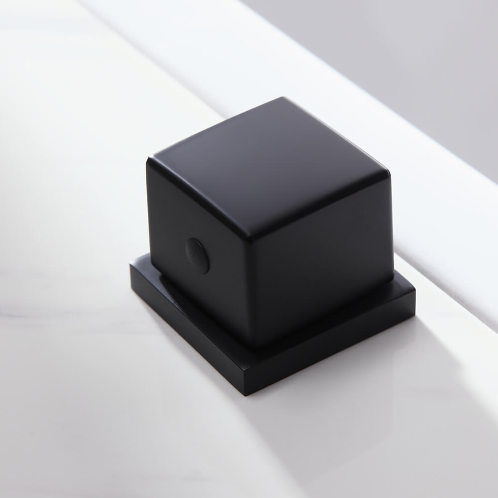 Modern Deck Mounted Roman Tub Faucet with Waterfall Spout