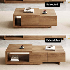Modern Engineered Wood Coffee Table With Drawers