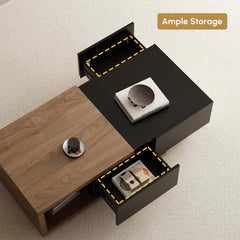 Modern Engineered Wood Coffee Table With Drawers