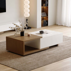 Modern Engineered Wood Coffee Table With Drawers