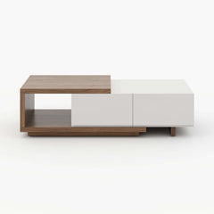 Modern Engineered Wood Coffee Table With Drawers