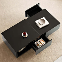 Modern Engineered Wood Coffee Table With Drawers