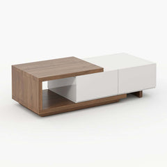 Modern Engineered Wood Coffee Table With Drawers