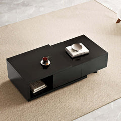 Modern Engineered Wood Coffee Table With Drawers