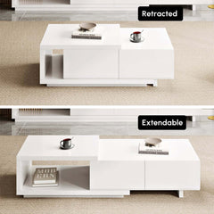 Modern Engineered Wood Coffee Table With Drawers