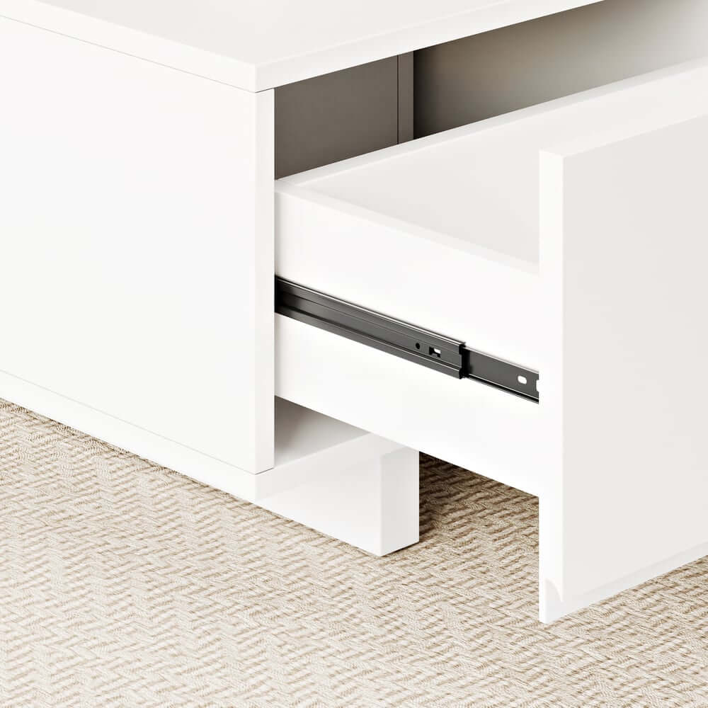 Modern Engineered Wood Coffee Table With Drawers