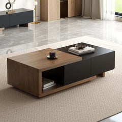 Modern Engineered Wood Coffee Table With Drawers