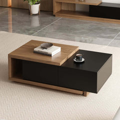 Modern Engineered Wood Coffee Table With Drawers