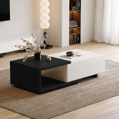 Modern Engineered Wood Coffee Table With Drawers