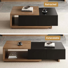 Modern Engineered Wood Coffee Table With Drawers