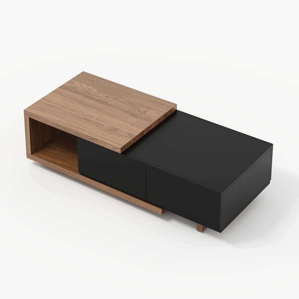 Modern Engineered Wood Coffee Table With Drawers