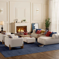 Modern Engineered Wood Coffee Table With Drawers
