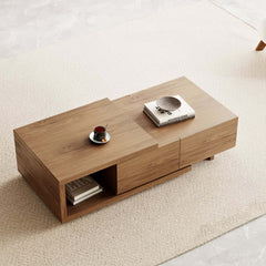 Modern Engineered Wood Coffee Table With Drawers