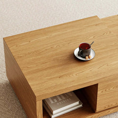 Modern Engineered Wood Coffee Table With Drawers
