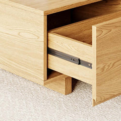 Modern Engineered Wood Coffee Table With Drawers