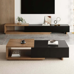 Modern Engineered Wood Coffee Table With Drawers