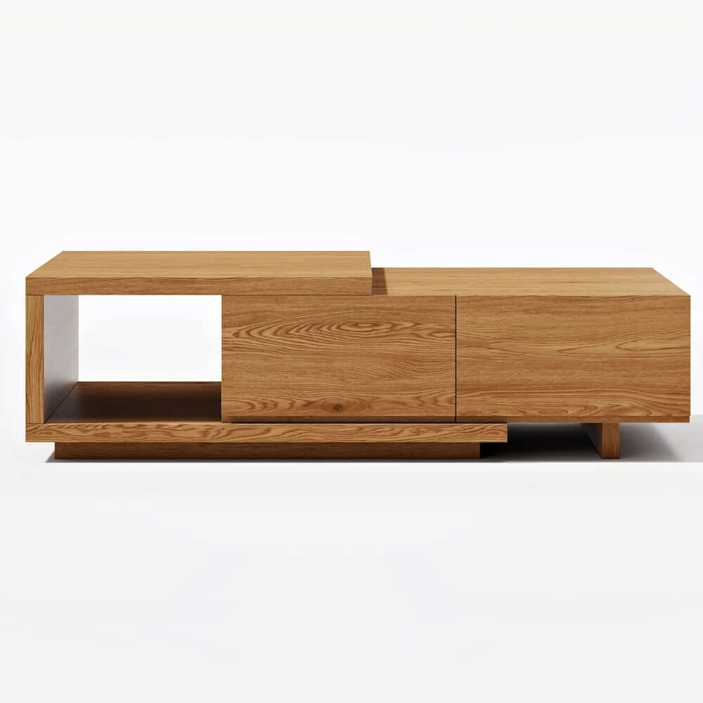 Modern Engineered Wood Coffee Table With Drawers