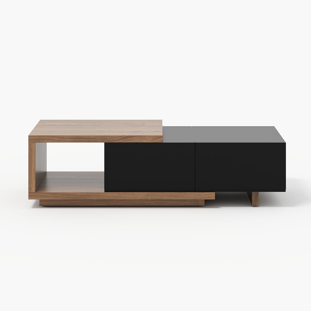 Modern Engineered Wood Coffee Table With Drawers