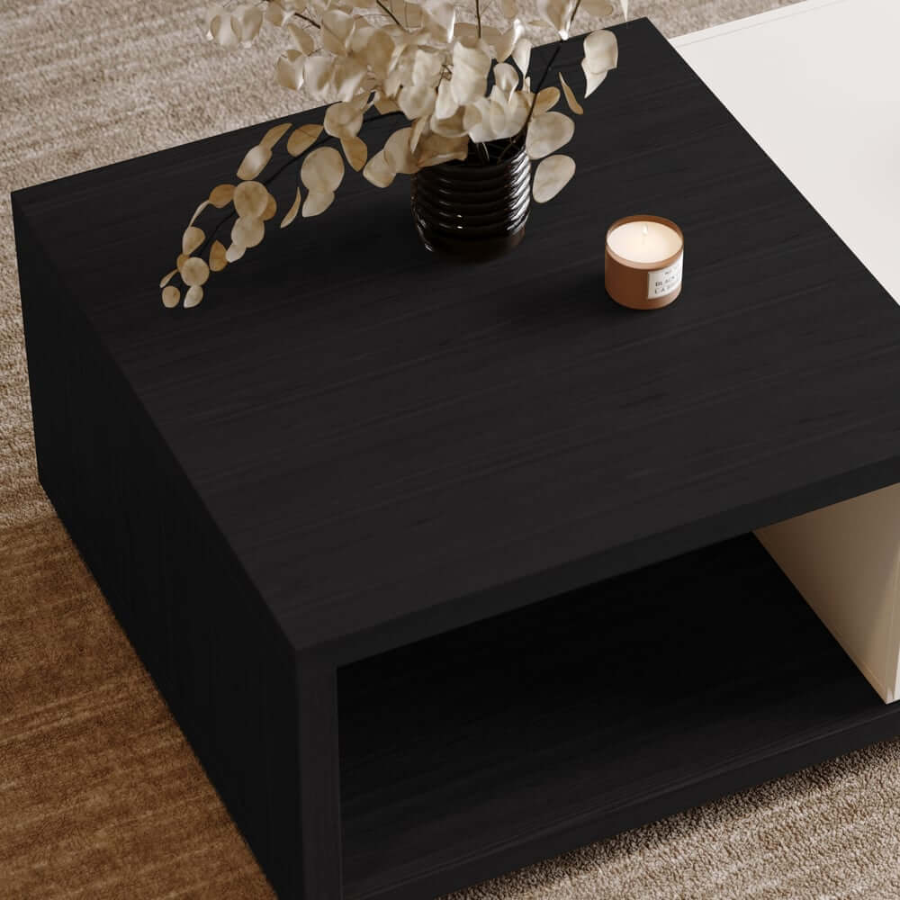 Modern Engineered Wood Coffee Table With Drawers