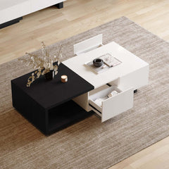 Modern Engineered Wood Coffee Table With Drawers