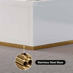 Modern Engineered Wood TV Stand & Coffee Table Set