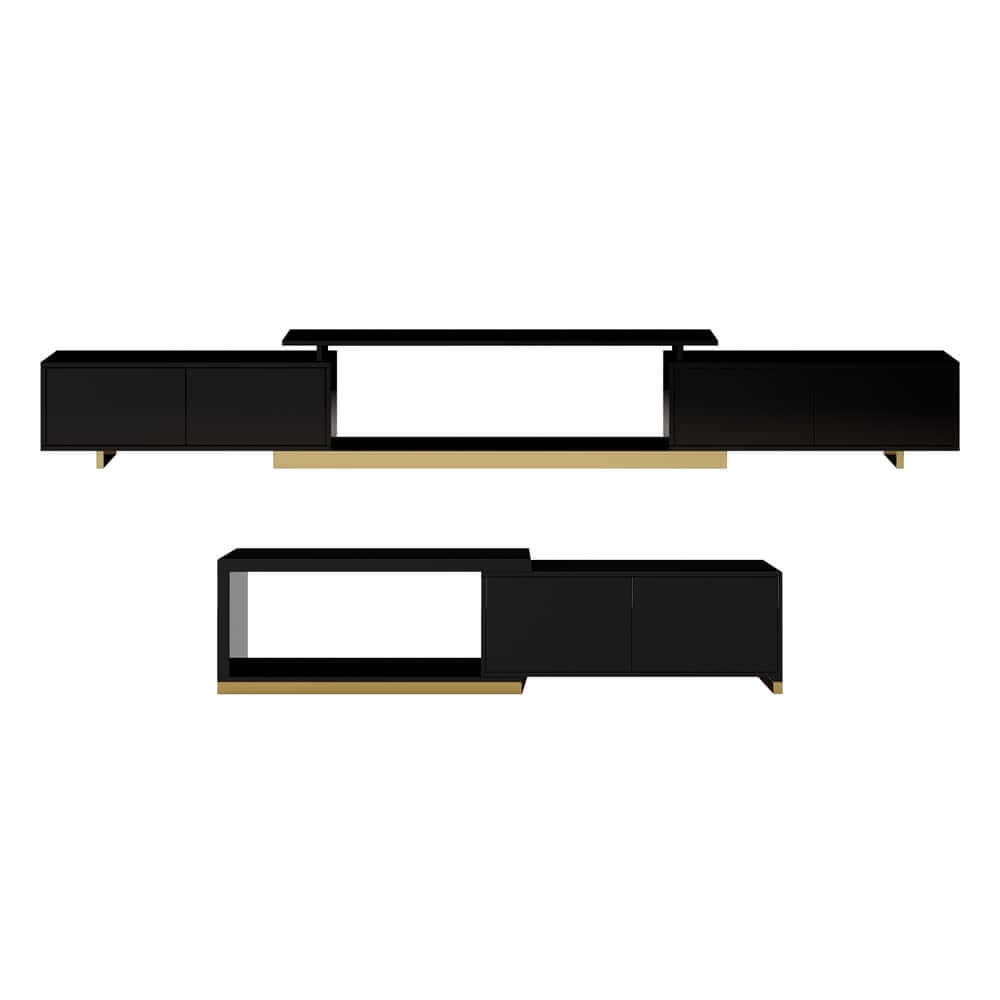 Modern Engineered Wood TV Stand & Coffee Table Set
