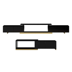 Modern Engineered Wood TV Stand & Coffee Table Set