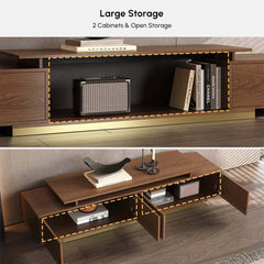 Modern Engineered Wood TV Stand & Coffee Table Set