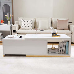 Modern Engineered Wood TV Stand & Coffee Table Set
