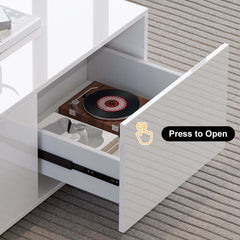 Modern Engineered Wood TV Stand & Coffee Table Set