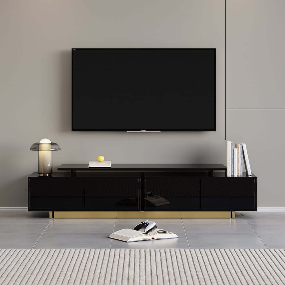 Modern Engineered Wood TV Stand & Coffee Table Set