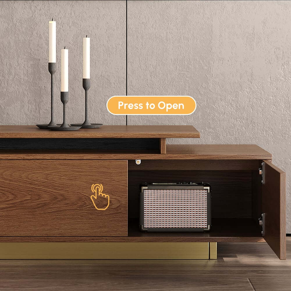 Modern Engineered Wood TV Stand & Coffee Table Set