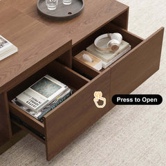 Modern Engineered Wood TV Stand & Coffee Table Set