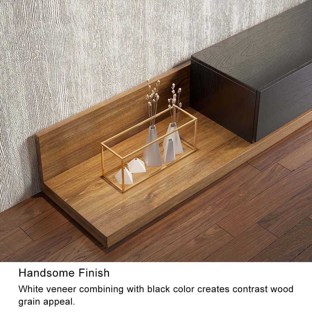 Modern Engineered Wood TV Stand With 3 Drawers