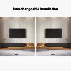 Modern Engineered Wood TV Stand With 3 Drawers