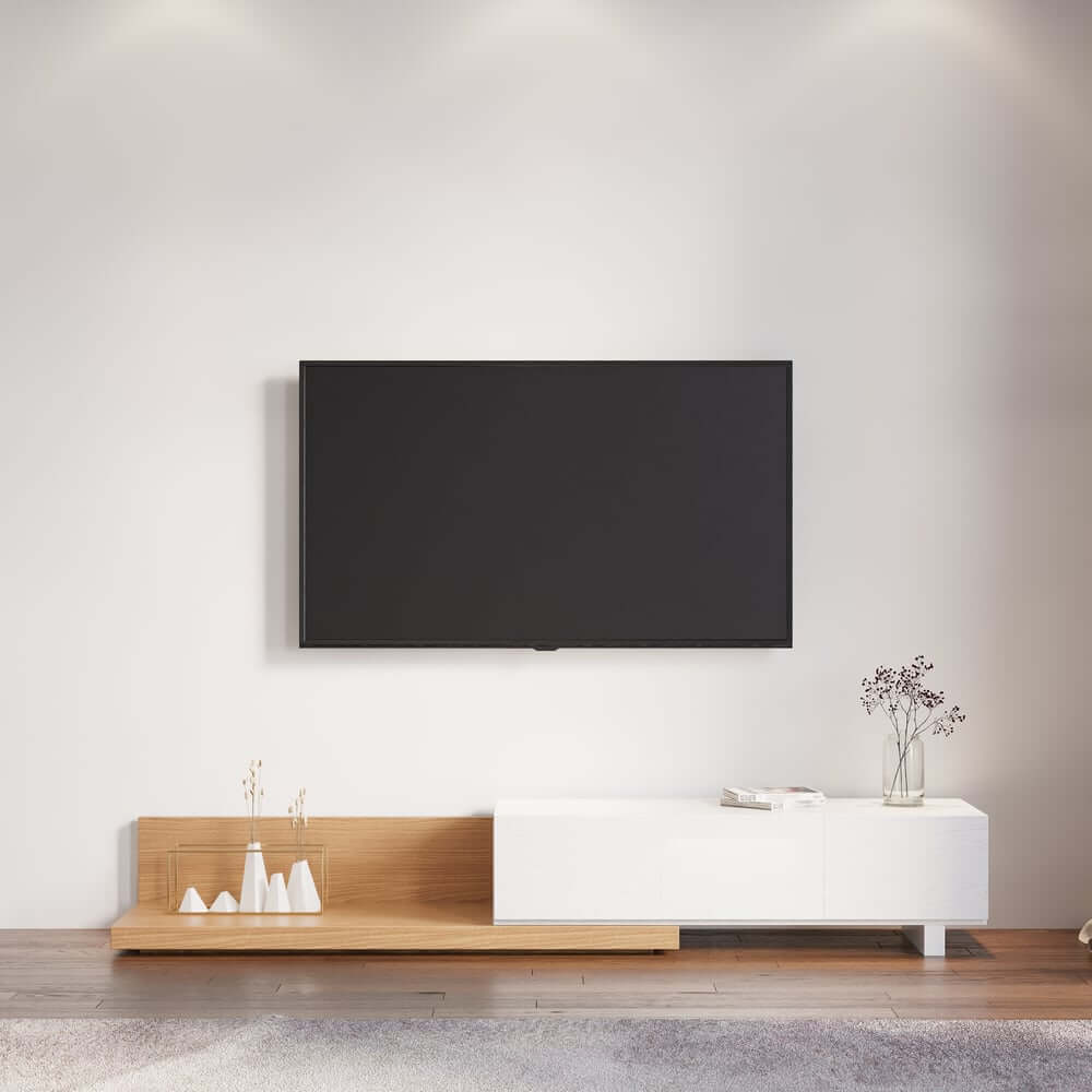 Modern Engineered Wood TV Stand With 3 Drawers