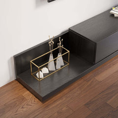Modern Engineered Wood TV Stand With 3 Drawers