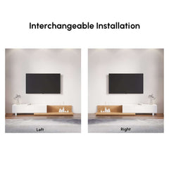Modern Engineered Wood TV Stand With 3 Drawers