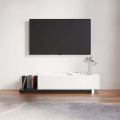 Modern Engineered Wood TV Stand With 3 Drawers