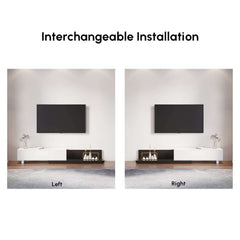 Modern Engineered Wood TV Stand With 3 Drawers