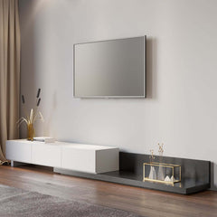 Modern Engineered Wood TV Stand With 3 Drawers